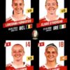 2023-24 Panini Belgium Pro League Stickers #413 Humartus-O'Riordan-Van Eynde-Demi