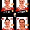 2023-24 Panini Belgium Pro League Stickers #414 Blave-Cordier-Gelders-Miller