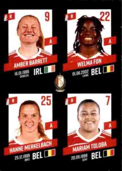 2023-24 Panini Belgium Pro League Stickers #415 Barret-Fon-Merkelbach-Toloba