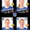 2023-24 Panini Belgium Pro League Stickers #418 Vanaenrode-Van Belle-Vanhoudt-Tison