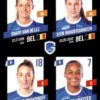 2023-24 Panini Belgium Pro League Stickers #419 Van Belle-Vandersanden-Cranshoff-De Meester