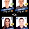 2023-24 Panini Belgium Pro League Stickers #422 Jaques-Covent-Abrahamsson-Gielen