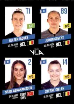 2023-24 Panini Belgium Pro League Stickers #422 Jaques-Covent-Abrahamsson-Gielen