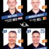 2023-24 Panini Belgium Pro League Stickers #424 Heida-Martlé-Pauwels-Vanmechelen