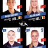 2023-24 Panini Belgium Pro League Stickers #425 Boutiebi-Guns-Kerkhove-Stenberg