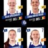 2023-24 Panini Belgium Pro League Stickers #428 Speekaert-Van De Keere-Van Gansbeke-Bosteels