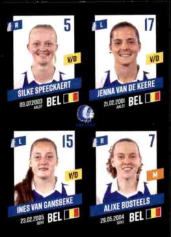 2023-24 Panini Belgium Pro League Stickers #428 Speekaert-Van De Keere-Van Gansbeke-Bosteels