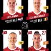 2023-24 Panini Belgium Pro League Stickers #433 Jansen-Vierendeels-Windels-Blumenthal