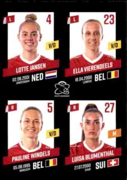 2023-24 Panini Belgium Pro League Stickers #433 Jansen-Vierendeels-Windels-Blumenthal