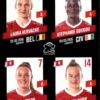 2023-24 Panini Belgium Pro League Stickers #435 Vervacke-Gbogou-Lefere-Van Gorp