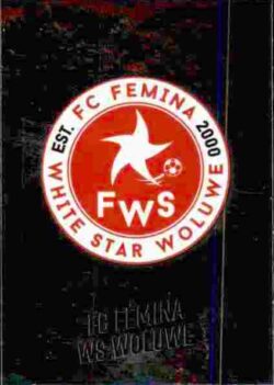 2023-24 Panini Belgium Pro League Stickers #436 FC Femina White Star Woluwe Metal Badge