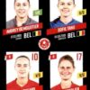 2023-24 Panini Belgium Pro League Stickers #437 Demoustier-Tans-Bougard-Charlier