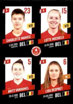 2023-24 Panini Belgium Pro League Stickers #438 Mahieu-Michiels-Vanhamel-Despret