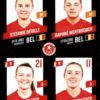 2023-24 Panini Belgium Pro League Stickers #439 Deville-Wertbrouck-Bongaerts-Gijsbrechts