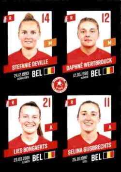 2023-24 Panini Belgium Pro League Stickers #439 Deville-Wertbrouck-Bongaerts-Gijsbrechts