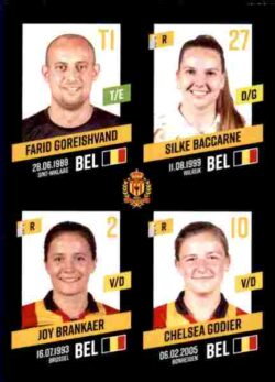 2023-24 Panini Belgium Pro League Stickers #442 Goreishvand-Baccarne-Brankaer-Godier