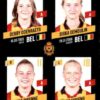 2023-24 Panini Belgium Pro League Stickers #445 Coenraets-Demoulin-Pirenne-Nuyens