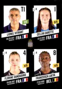 2023-24 Panini Belgium Pro League Stickers #447 Vitrant-Carette-Danquoins-Lueya