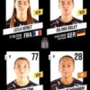 2023-24 Panini Belgium Pro League Stickers #448 Seret-Soley-Tom-Ben Temsamani