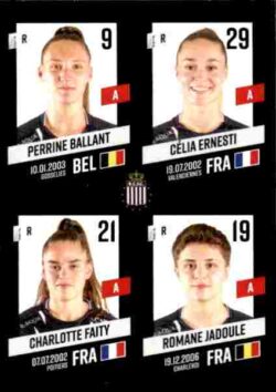 2023-24 Panini Belgium Pro League Stickers #450 Ballant-Ernesti-Faity-Jadoule