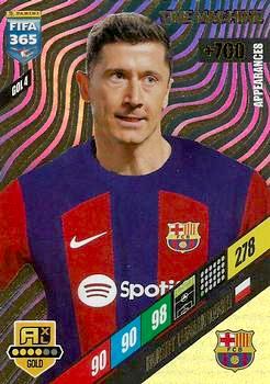 2023-24 Panini FIFA 365 Adrenalyn XL #GOL04 Robert Lewandowski