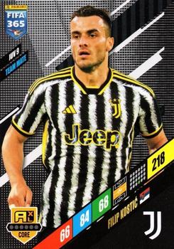 2023-24 Panini FIFA 365 Adrenalyn XL #JUV09 Filip Kostic