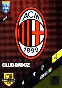 2023-24 Panini FIFA 365 Adrenalyn XL #MIL04 AC Milan Club Badge