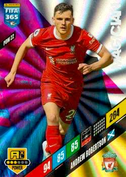 2023-24 Panini FIFA 365 Adrenalyn XL #POW22 Andrew Robertson