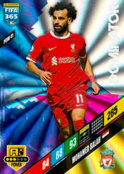 2023-24 Panini FIFA 365 Adrenalyn XL #POW41 Mohamed Salah