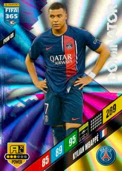 2023-24 Panini FIFA 365 Adrenalyn XL #POW48 Kylian Mbappé