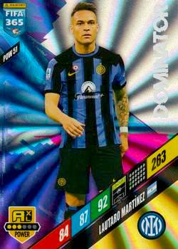 2023-24 Panini FIFA 365 Adrenalyn XL #POW51 Lautaro Martínez