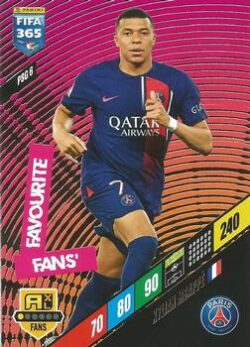 2023-24 Panini FIFA 365 Adrenalyn XL #PSG06 Kylian Mbappé