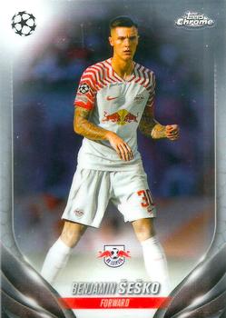 2023-24 Topps Chrome UEFA Club Competitions #046 Benjamin Šeško