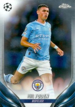 2023-24 Topps Chrome UEFA Club Competitions #084 Phil Foden