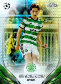 2023-24 Topps Chrome UEFA Club Competitions #087 Prism Yuki Kobayashi