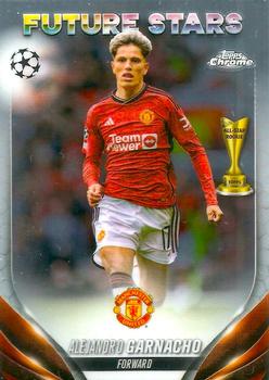 2023-24 Topps Chrome UEFA Club Competitions #115 Alejandro Garnacho