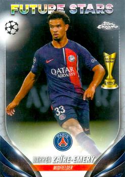 2023-24 Topps Chrome UEFA Club Competitions #159 Warren Zaïre-Emery