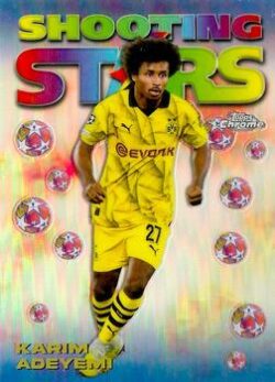 2023-24 Topps Chrome UEFA Club Competitions #98-2 Shooting Stars Karim Adeyemi