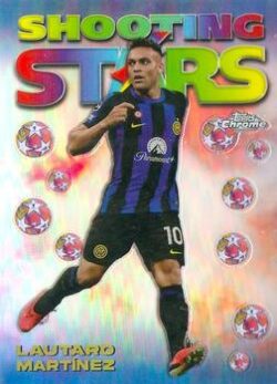 2023-24 Topps Chrome UEFA Club Competitions #98-5 Shooting Stars Lautaro Martínez