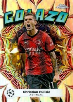 2023-24 Topps Chrome UEFA Club Competitions #GL-1 Golazo Christian Pulisic