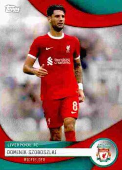 2023-24 Topps Liverpool Team Set #10 Dominik Szoboszlai