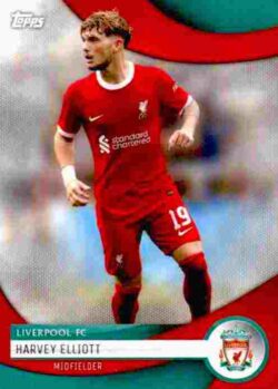 2023-24 Topps Liverpool Team Set #13 Harvey Elliott