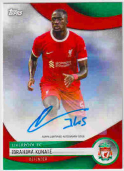 2023-24 Topps Liverpool Team Set #AU-IK Autograph - Ibrahima Konaté