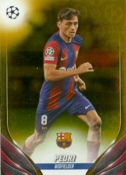 2023-24 Topps UEFA Club Competitions #015 Starball Pedri