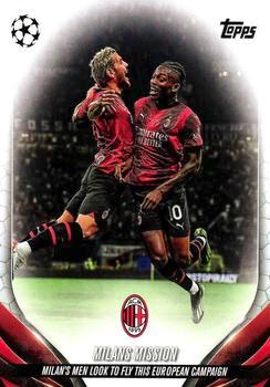 2023-24 Topps UEFA Club Competitions #029 Milans Mission