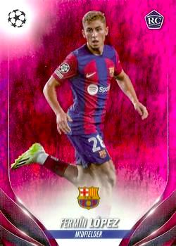 2023-24 Topps UEFA Club Competitions #038 Pink Sparkle Fermín López