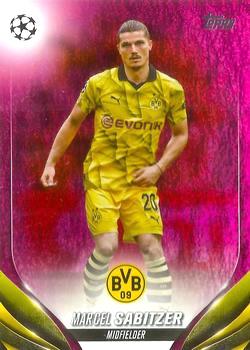 2023-24 Topps UEFA Club Competitions #080 Pink Sparkle Marcel Sabitzer