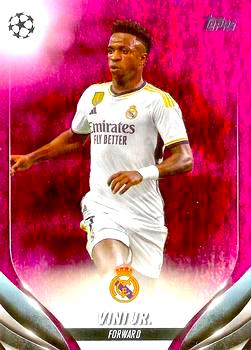 2023-24 Topps UEFA Club Competitions #092 Pink Sparkle Vini Jr