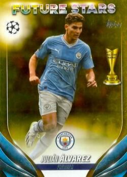 2023-24 Topps UEFA Club Competitions #150 Starball Julián Álvarez