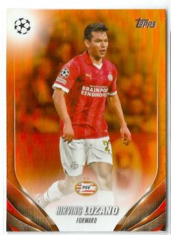 2023-24 Topps UEFA Club Competitions #156 Orange Hirving Lozano SN25